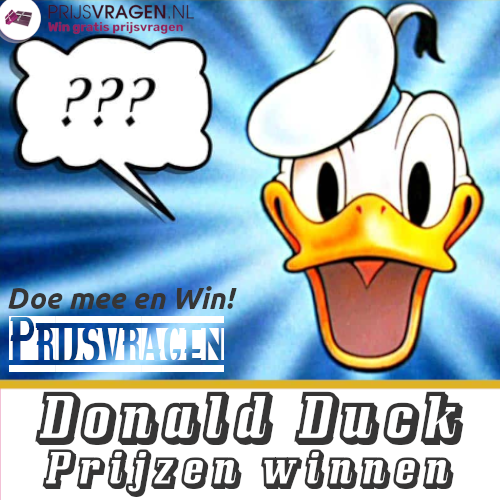 Leuke Donald Duck prijsvragen winnen met prijzen