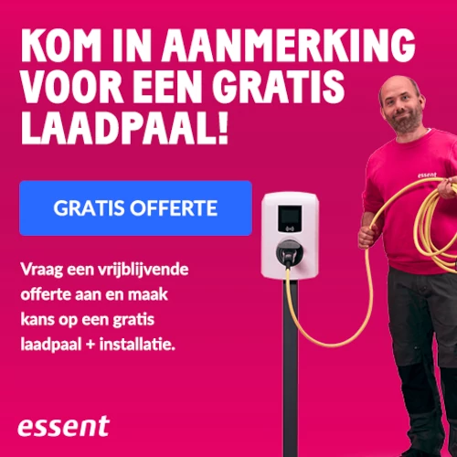 Win een gratis laadpaal voor je auto met installatie door Essent
