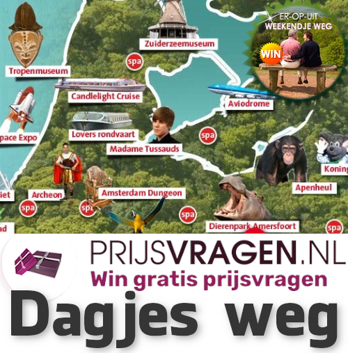 wassen Bezwaar melk Gratis dagjes uit & gratis weekendje weg winnen op Prijsvragen.nl